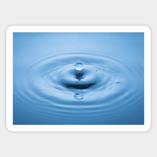 H2O WATER DROPLET DESIGN Sticker by SERENDIPITEE